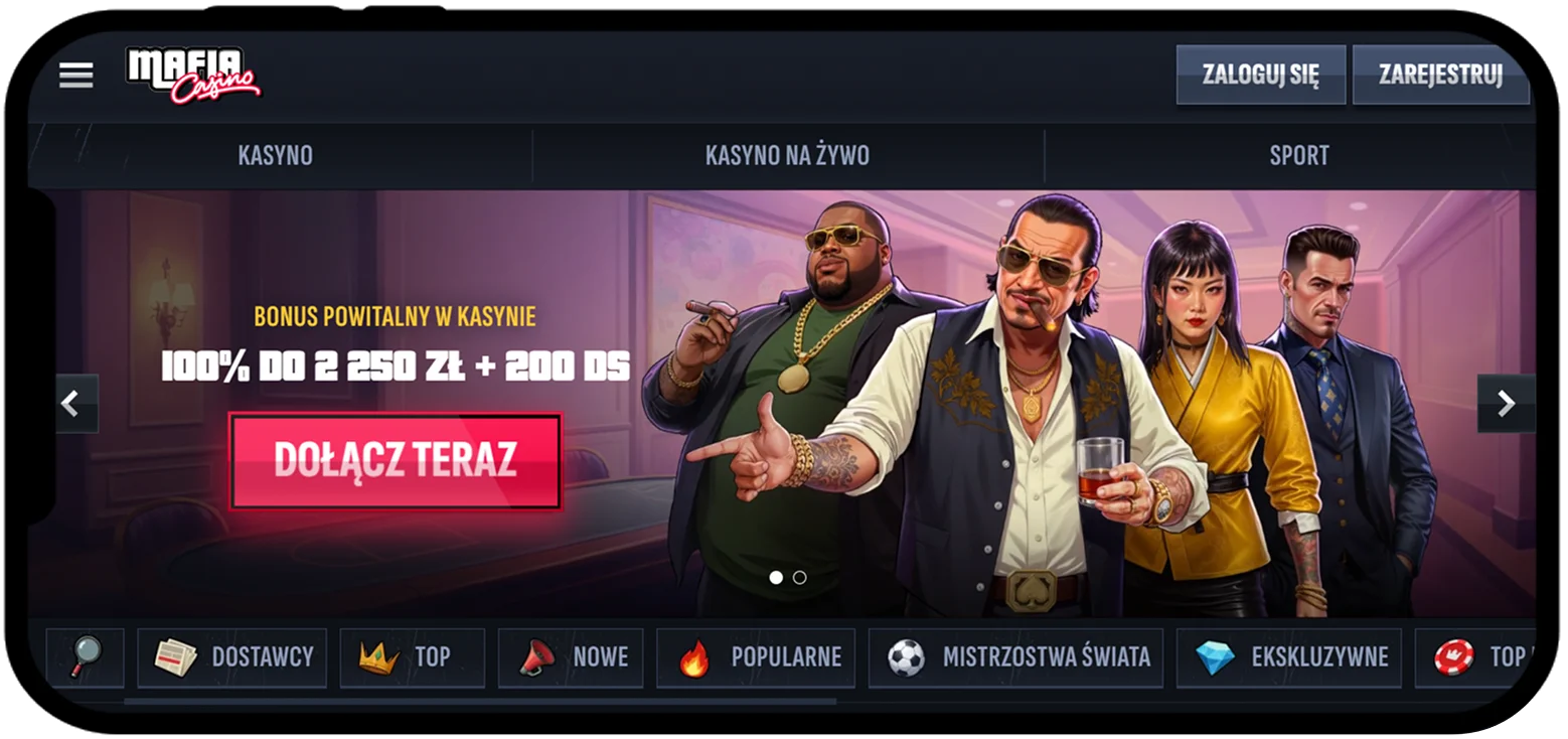 MafiaCasino - Tysiące Gier i Zakłady Sportowe w Jednym Koncie